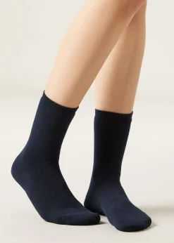 Kurzsocken aus Thermo-Baumwolle