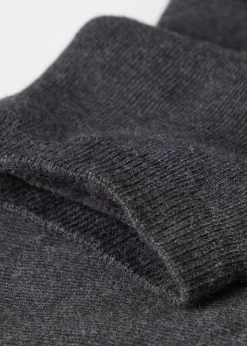 Kurzsocken aus Thermo-Baumwolle