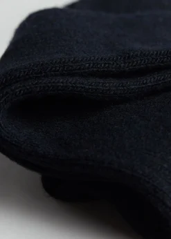 Lange gerippte Damensocken mit Wolle und Kaschmir