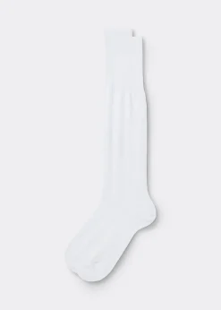 Lange Herrensocken mit Fil d‘Ecosse