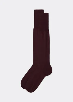 Lange Herrensocken mit Fil d‘Ecosse