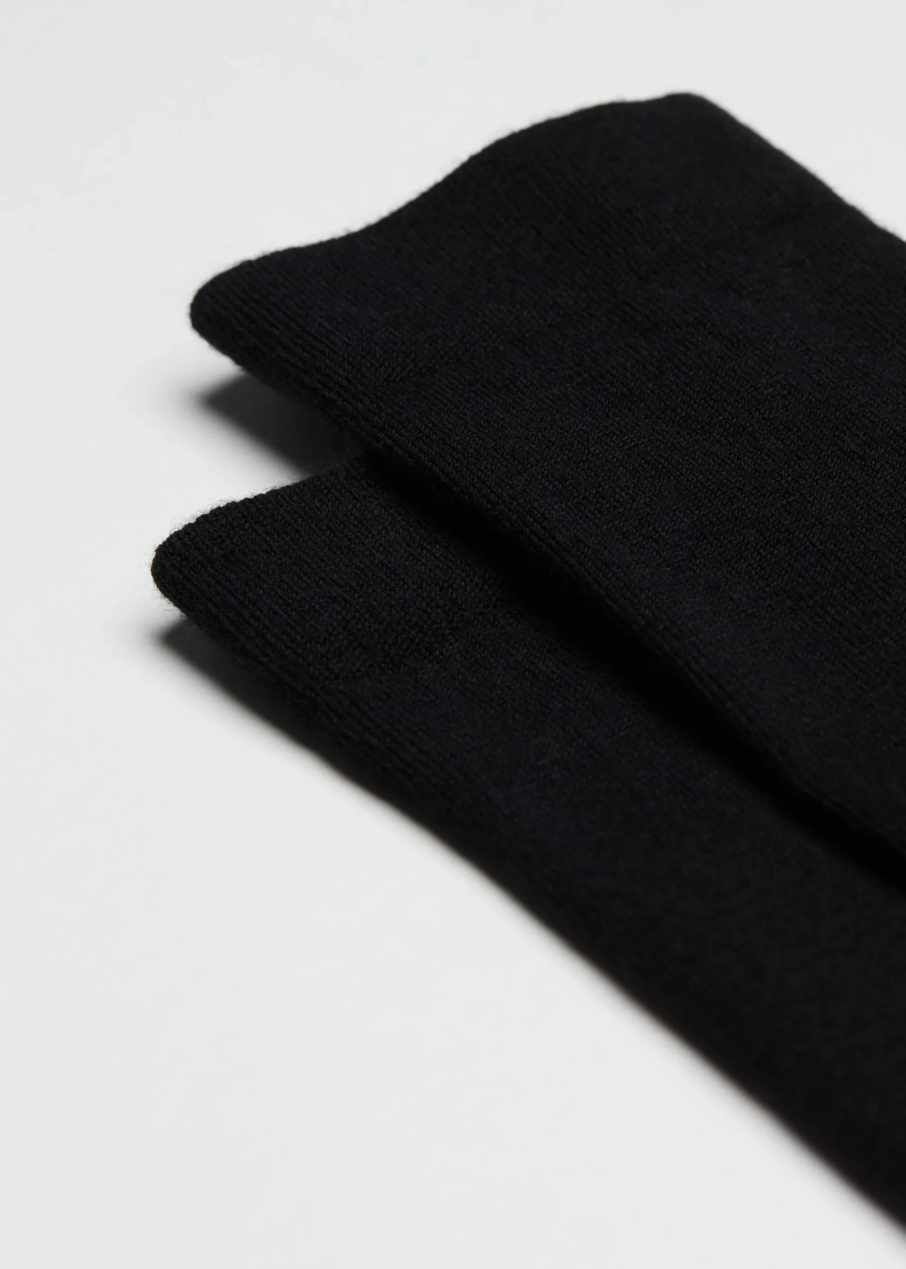 Lange Herrensocken mit Wolle und Baumwolle