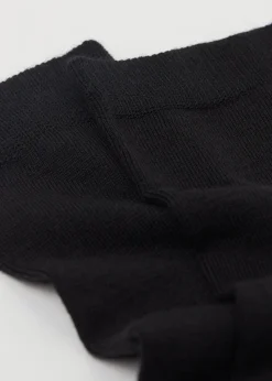 Lange Socken aus Wolle und Baumwolle