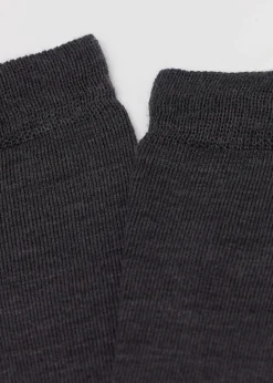 Lange Socken aus Wolle und Baumwolle