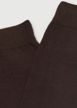 Lange Socken mit Cashmere