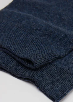Lange Socken mit Cashmere