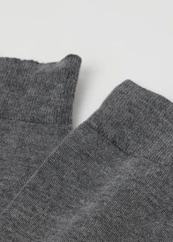 Lange Socken mit Cashmere