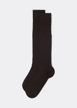 Lange Socken mit Kaschmir