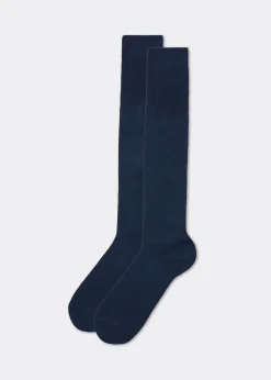 Lange Socken mit Kaschmir