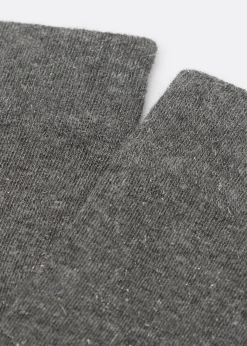 Lange Socken mit Kaschmir und Glitzer