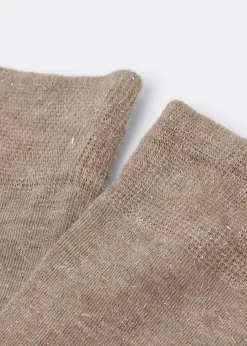 Lange Socken mit Kaschmir und Glitzer