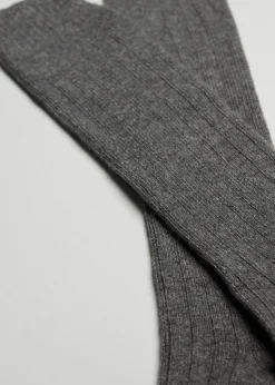 Lange Socken mit Wolle und mit Kaschmir