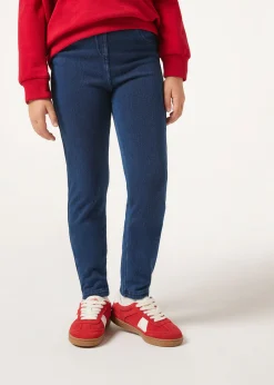 Mädchenleggings aus Thermodenim