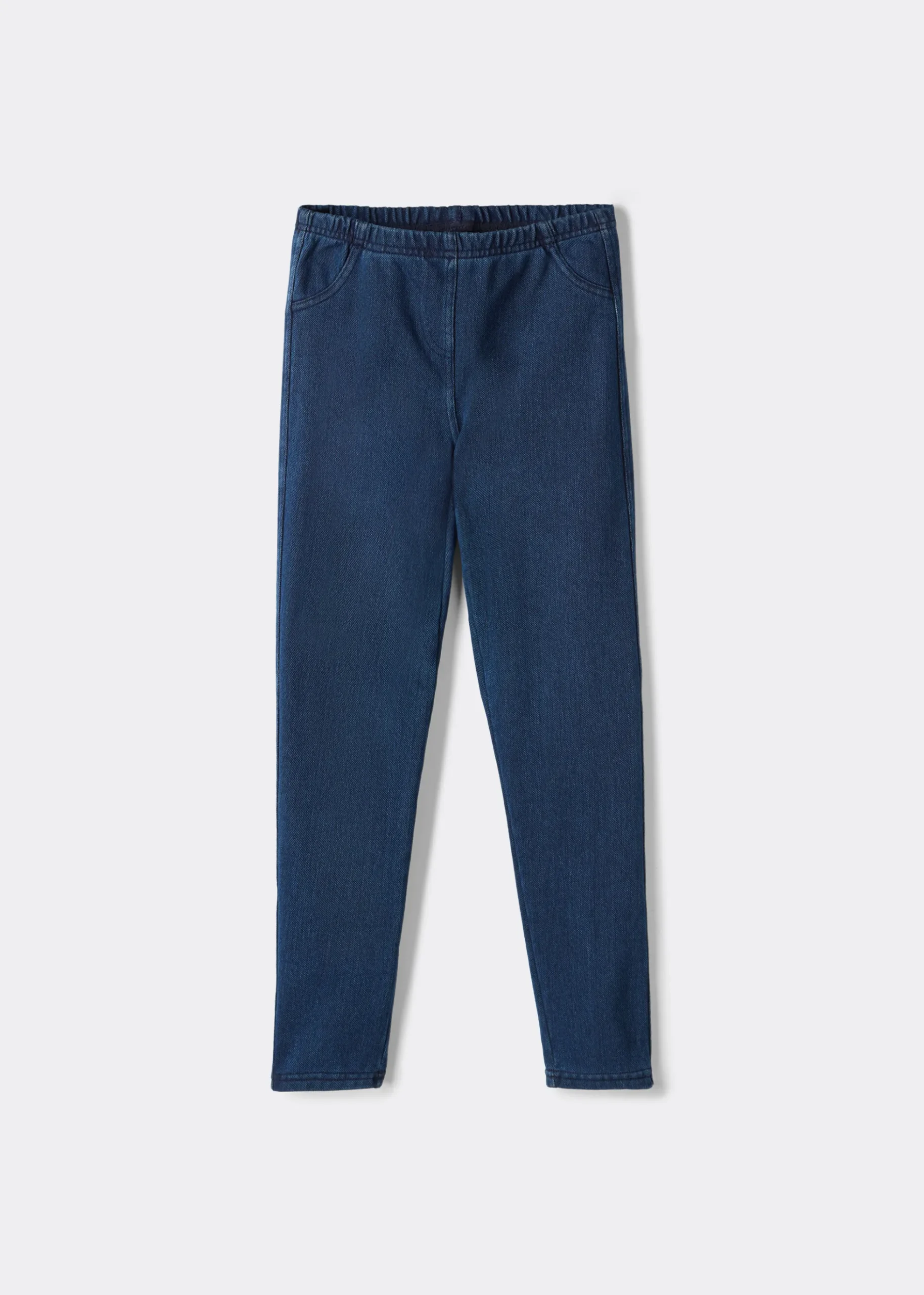 Mädchenleggings aus Thermodenim