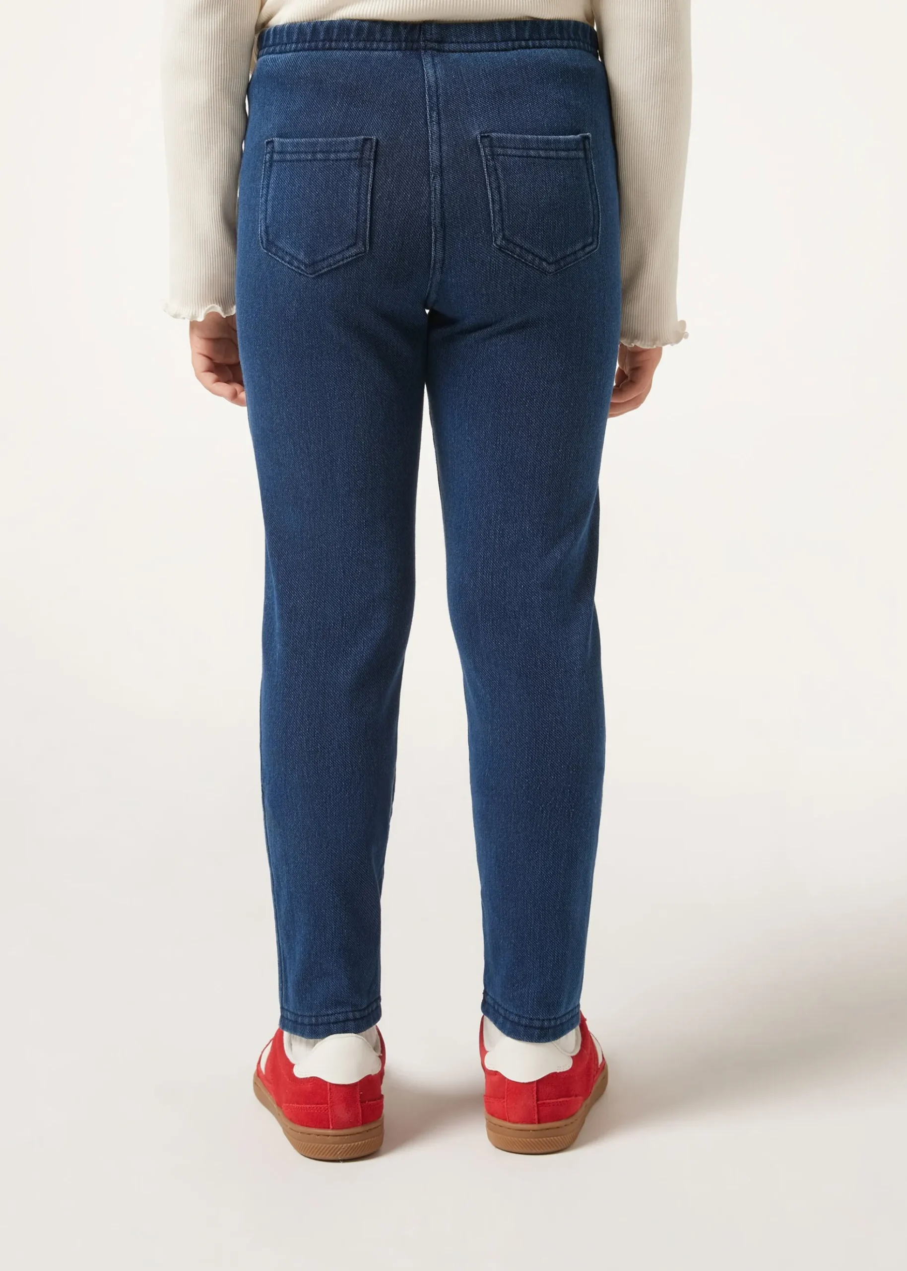Mädchenleggings aus Thermodenim