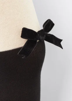 Mädchenstrumpfhose in Overknee-Optik aus Baumwolle