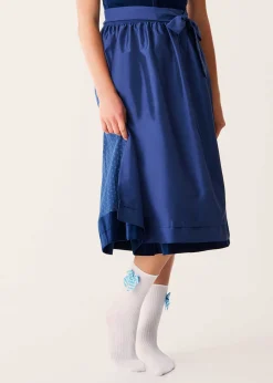 Oktoberfest-Damensocken mit romantischer Applikation