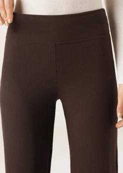 Palazzohose mit Kaschmir