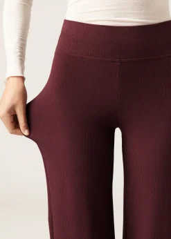 Palazzohose mit Kaschmir