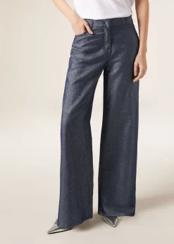 Palazzo-Jeans Ultralight Glitter