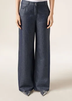 Palazzo-Jeans Ultralight Glitter