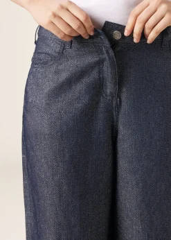Palazzo-Jeans Ultralight Glitter