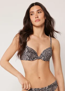 Push-up-Bikinioberteil Classic Snake