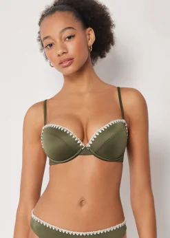 Push-up-Bikinioberteil mit Polsterung Refined Shine