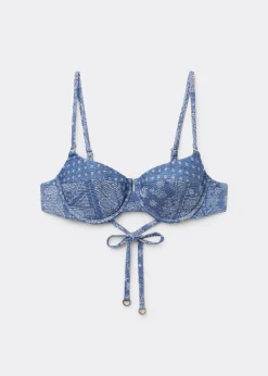 Push-up-Bikinioberteil Paisley