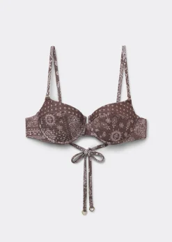 Push-up-Bikinioberteil Paisley