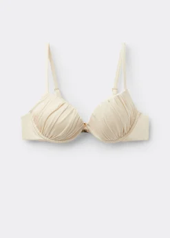 Push-up-Bikinioberteil Shiny Satin