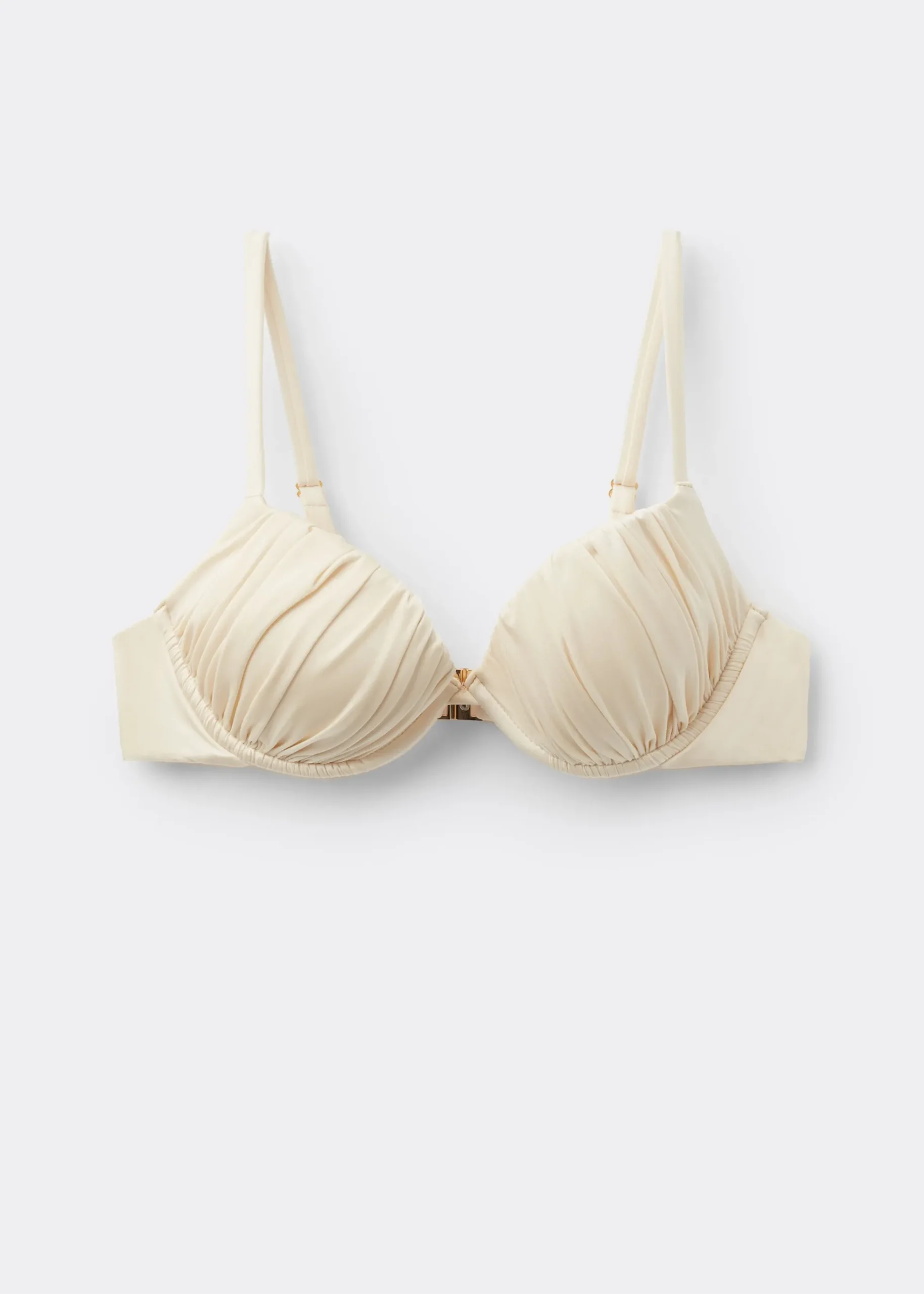 Push-up-Bikinioberteil Shiny Satin