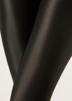 Satin-Strumpfhose
