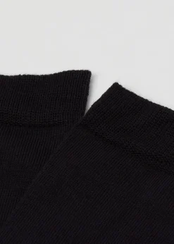 Socke aus Wolle/Baumwolle ohne Bündchen