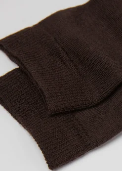 Socke aus Wolle/Baumwolle ohne Bündchen