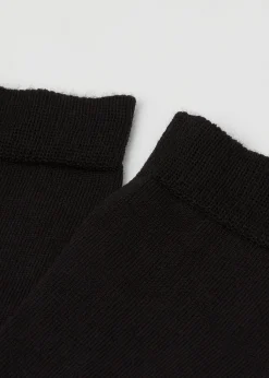 Socke aus Wolle/Baumwolle ohne Bündchen