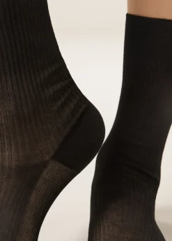 Socken in Rippstrick