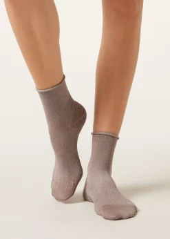 Socken mit Glitzer