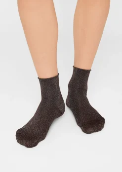 Socken mit Glitzer