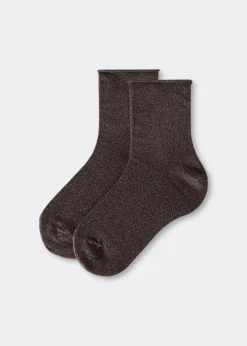 Socken mit Glitzer