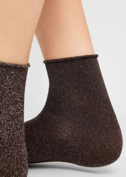 Socken mit Glitzer