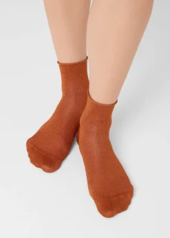 Socken mit Glitzer