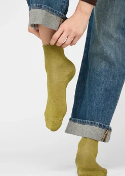 Socken mit Glitzer