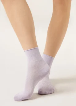Socken mit Glitzer