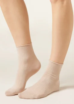 Socken mit Glitzer