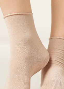 Socken mit Glitzer
