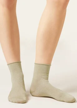 Socken mit Glitzer