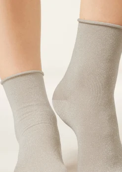 Socken mit Glitzer
