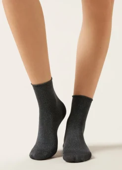 Socken mit Glitzer