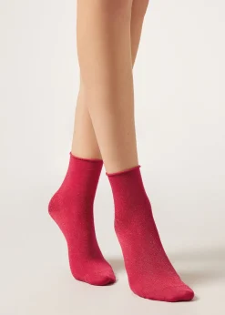 Socken mit Glitzer